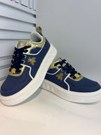 Vio Platform Sneakers met Bee Details