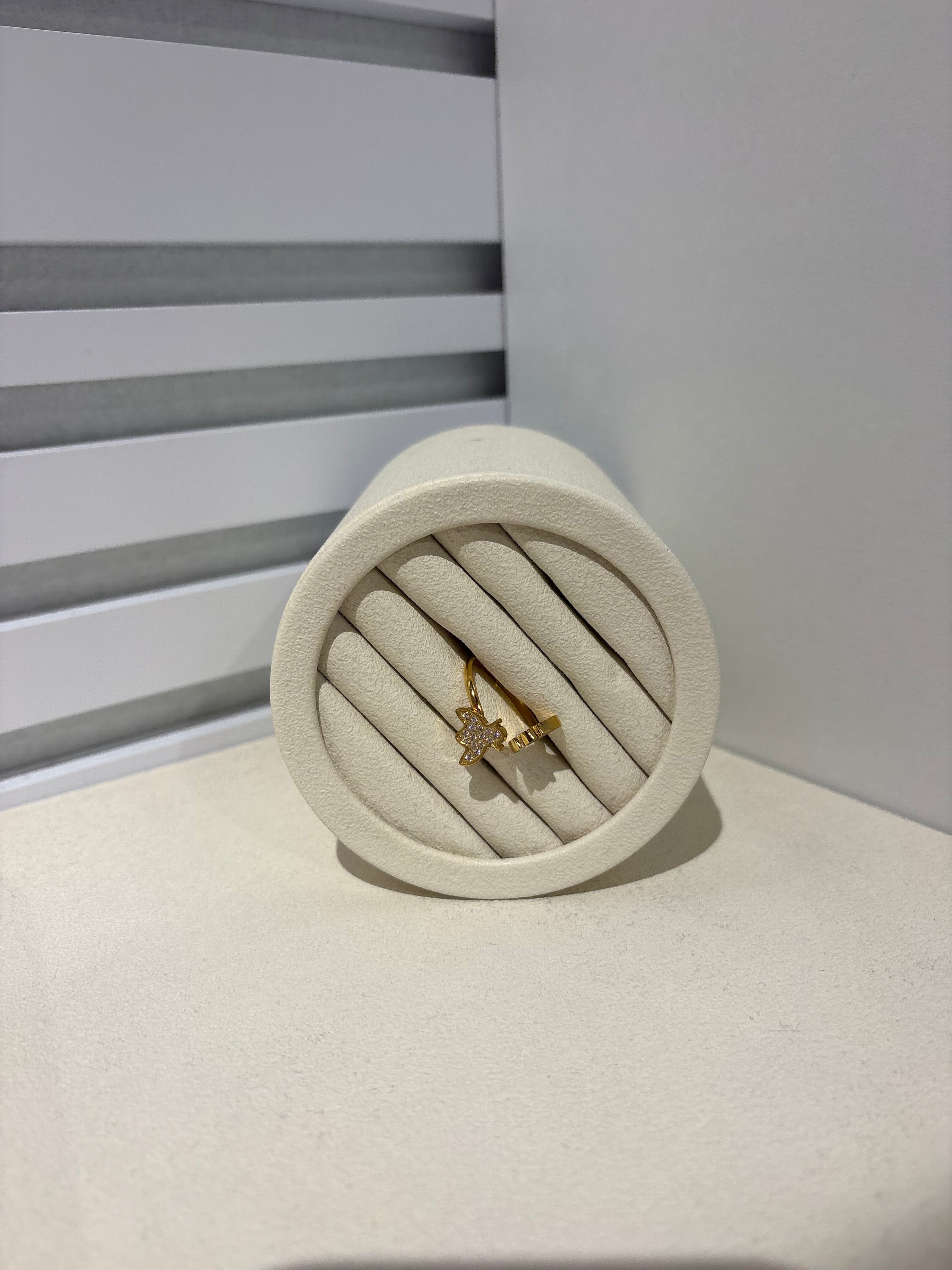 Sophie Crystal Bee Ring – Gold
