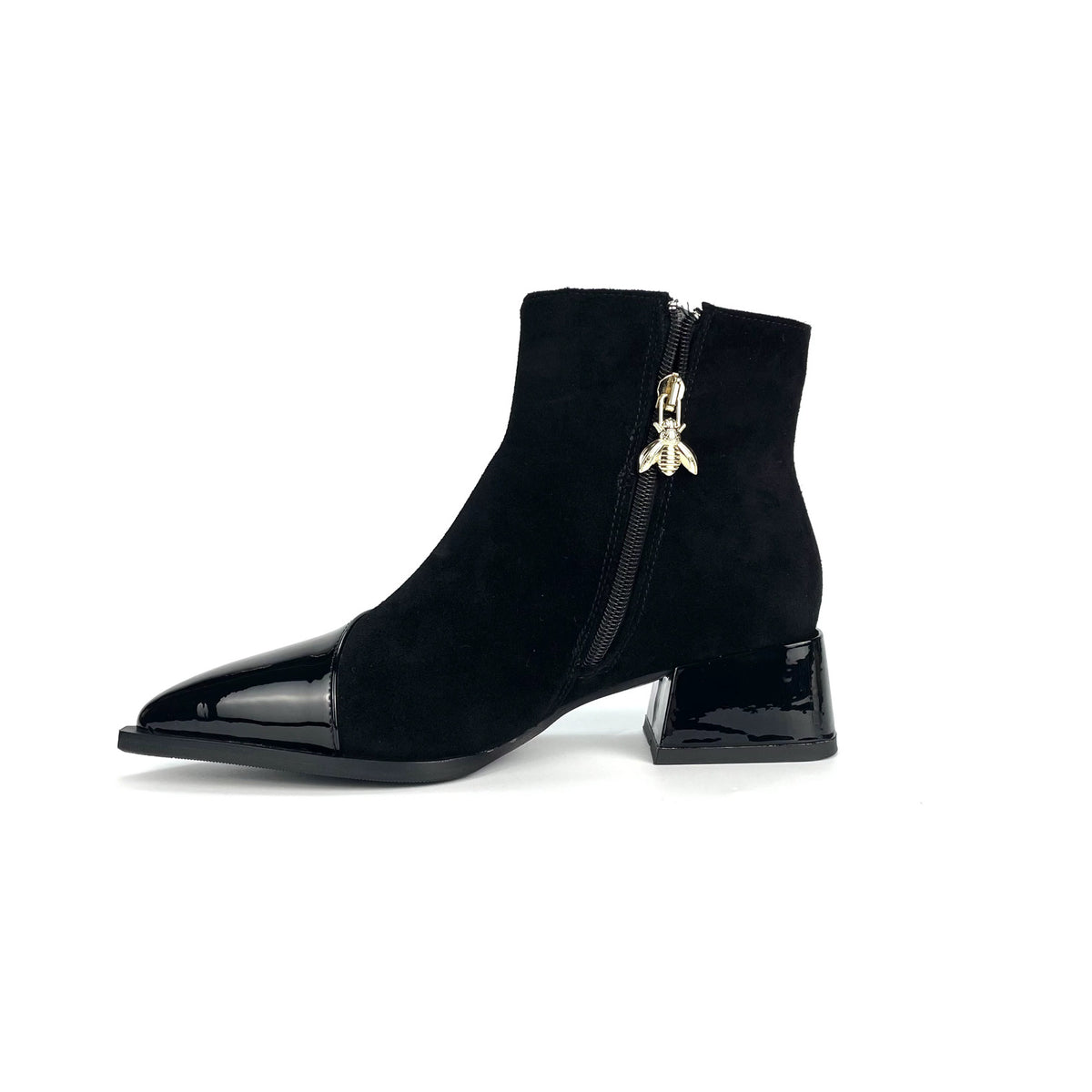 Zenya Ankle Boots – Microfiber Leather