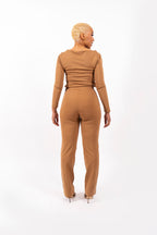 Broek Faye Camel