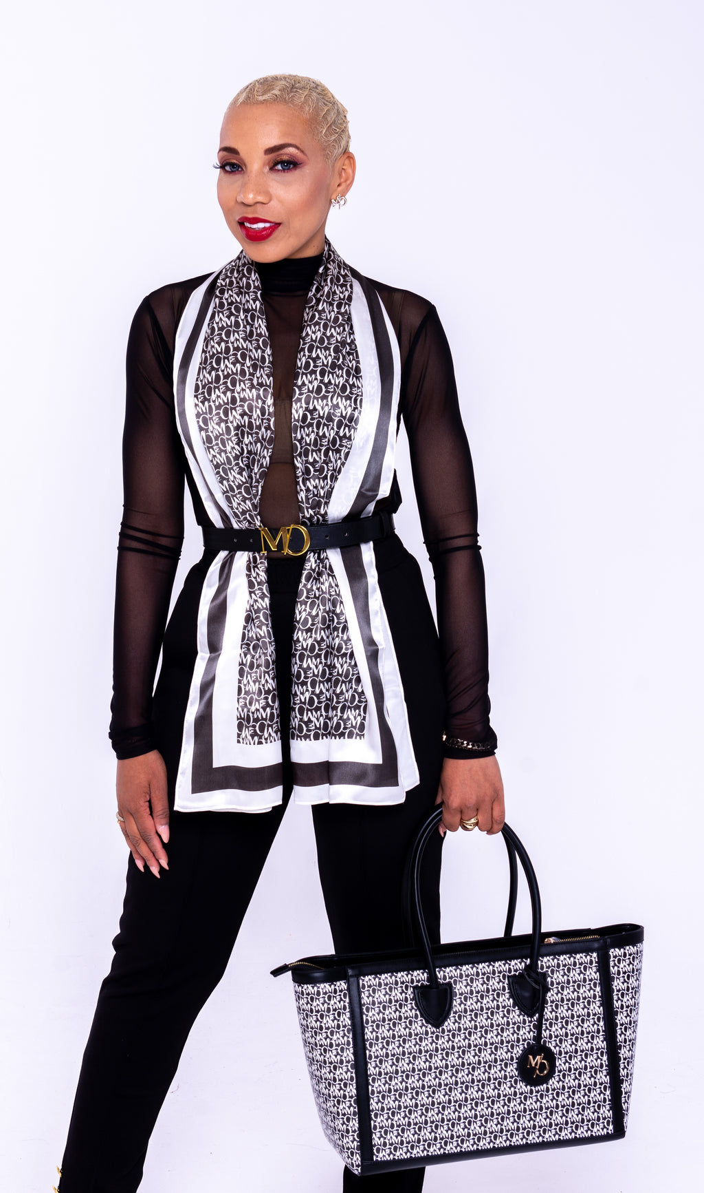 Sjaal Magalie Satijn