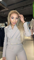 Ravine Pantalon Dames High Waist flair met Stretch